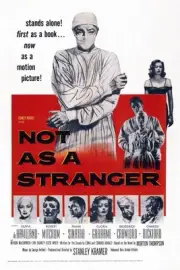 Not As A Stranger poster Olivia De Havilland Robert Mitchum Fr- Old Photo