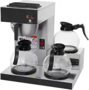 12-Cup Commercial Coffee Maker, Pour Over Drip Coffee Maker Brewer