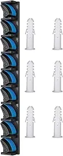 Fishing Rod Holder, Multipurpose Wall Mounted Storage Rack, Space-Saving Fishing Rod Holders, Blue Fishing Pole Holder, Wall Mounted Fishing Rod Rack, Fishing Rod Storage Rack