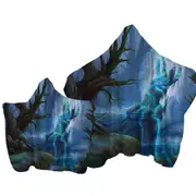 Magical Swamp Fantasy Art Towel with Hood