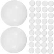 100pcs Glow Dark Table Tennis Balls Durable Plastic Party Decorations for Games Safe for All Ages Quick Rebound for Enhanced Playing Experience