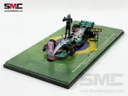 Mercedes F1 W13 #63 George Russell Brazil GP 2022 1st Win Spark 1:43 with Figure