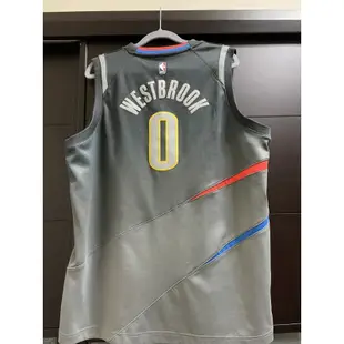 Nike 青年版球衣 雷霆城市版 Westbrook YXL