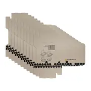 10PK Marbig Enviro A4 Files/Document Transfer/Moving Box Storage Organiser Brown