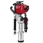 Giantz Petrol Post Driver 4-Stroke Rammer Pile Star Picket Fence Hole Silvery