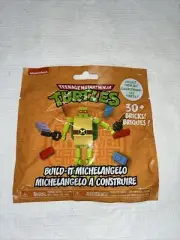 Brand New Nickelodeon TMNT 2022 JUST PLAY BUILD-IT MICHELANGELO Mikey SEALED