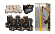 RE-U-Zip® Heavy-Duty Reusable Dust Barrier Zipper | 12-Pack | Patented Hook