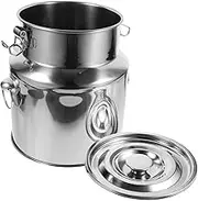 Airtight Stainless Steel Storage Bucket Multi Function Container for Rice Flour and Grains Food Storage for Kitchen and Outdoor Use