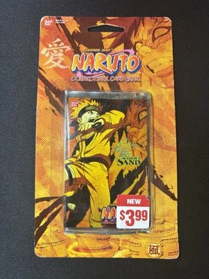 *SEALED* Curse Of The Sand Blister Booster Pack Naruto Art - Naruto CCG Bandai