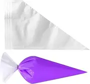 BOROLA Disposable Cake Pastry Bag Cream Icing Piping Bag Cake Decorating Bags Tools Set (50 Pcs)