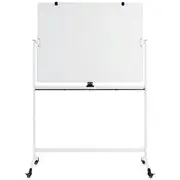 J.Burrows Magnetic Mobile Glass Board Revolving 900 x 1200mm