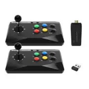 AAM-4K Video Game Console with Arcade Game Stick Keyboard Built-in 10000 Games S