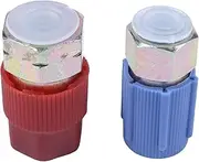 Retrofit 7/16 to 3/8 Conversion Adapter R12 to R134a High/Low AC Fitting