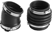 NPKNGZTATW 2Pcs/Set Air Intake Hose Rubber Air Intake Resonator Tube 16576-EG00A Fit for Infiniti M35 2006-2008 Air Intake