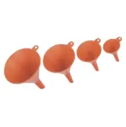 HFT 4 PIECE PLASTIC FUNNEL SET FOR GARAGE OR GARDEN