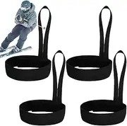 [Generic] Ski Glove Wrist Straps, Nylon Elastic Glove Straps | Lightweight Wrist Glove Handcuffs for Mountaineering, Hiking