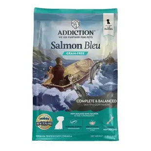 ADDICTION自然癮食 無穀幼犬/全齡犬系列-1.8kg X1包(野生藍鮭魚 / 野牧鹿肉)