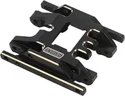 INJORA Skid Plate - 53g Black Coating Brass Gear Mount for 1/18 RC Crawler TRX4M Upgrade