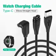 USB Type-C Charging Cable For Garmin Fenix 7 7S 7X 6 6S 6X 5 5X 5S Vivoactive 3