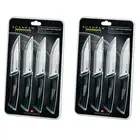 Scanpan Spectrum 8 Piece Jumbo Steak Knife Set | Black 8pc