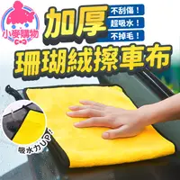 在飛比找蝦皮商城優惠-雙面珊瑚絨擦車布 車用毛巾 洗車布 蝌蚪布 抹布 吸水布 兩