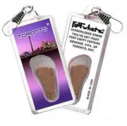 Toronto FootWhere® Souvenir Zipper-Pull. Made in USA