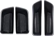 4 X Car Door Side Handle Pocket Storage Box Storage Organizer Tray Grab Handle Box Compatible for -Porsche Macan 2015-2021