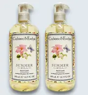 2 Crabtree Evelyn SUMMER HILL Body Lotion 16.9 oz