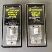 (2) NEW X-10 POWERHOUSE REMOTE DIMMER WS467