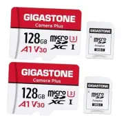 128GB 2-Pack Micro SD Card, Camera Plus, Compatible with GoPro, Security