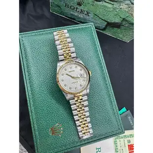 勞力士 ROLEX 16233 紀念版10鑽Datejust 二手新古品