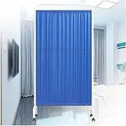 6ft High Medical Privacy Screen,Protective Screens Room Divider,Folding Privacy Screen with Wheels,Ward/Beauty Salon/Health Hall Standing Door Partition(Pink,4-Panel)