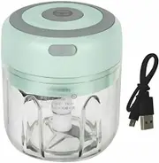 250ml Electric Garlic Food Chopper Vegetable Chopper Grinder Blender Green