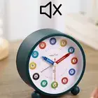 Round Children Desktop Clock Luminous Table Alarm Clock Children