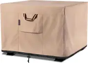 Fire Pit Cover Square - 40-44 Inch Heavy Duty 900D Strong Tear-Resistant and UV