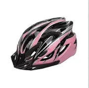 Cycling Bike Helmets Adult Bicycle Mtb Mens Ladies Adjustable Safety Helmet pink and black