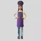 Kids Purple Chef Apron Kids Chef Hat set - See our store for Kids Chef Uniforms