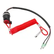 Boat Kill Switch Tether Cord Lanyard for Marine Mercury Tohatsu Outboard Engine