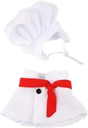 Pet Hat Chef Appearance Pet Clothing Soft Dog Costumes for Pet Supplies (White, M)