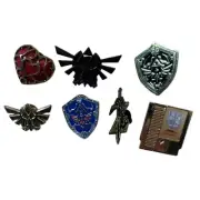 Lot Of 7 The Legend of Zelda Pins 2017-18 Lapel Nintendo