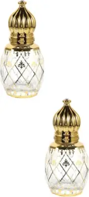 RORPOIR 2Pcs Middle Eastern Perfume Bottle Perfume Roller Essential Oil Rolle...