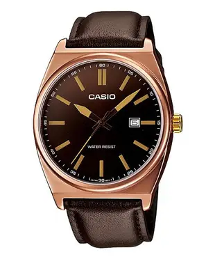 CASIO 時計屋 卡西歐指針錶 MTP-1343L-5B/9B 羅馬丁字面 皮革男錶