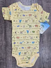Baby Girl Boy Clothes New Vintage Carter's 3-6 Month Yellow John Lennon Bodysuit