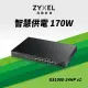 【ZyXEL 合勤】GS1900-24HP 24-port 網管PoE交換器(智慧型)