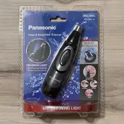 PANASONIC MENS ER421KC NOSE & EAR HAIR TRIMMER GROOMER w/LED, WASHABLE ER421 NEW