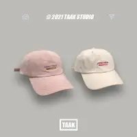 在飛比找蝦皮商城優惠-KAFU 韓國新款ins粉色帽子女字母棒球帽鴨舌帽學生