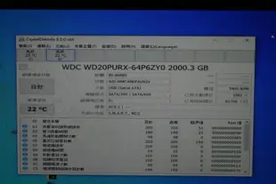 WD 紫標 2.0TB SATA3桌上型監控專用硬碟(WD20PURX)