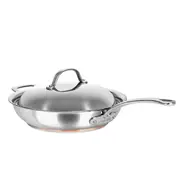 Chasseur Le Cuivre Saute Pan with Lid (28x65cm)