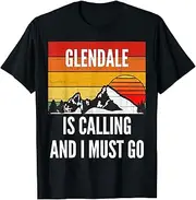 [X.Style] Glendale is Calling and I Must Go ds565 T-Shirt (S) Black