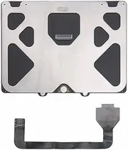 Trackpad, Tablet Part Silver Trackpad, and Has Long Service Life,ForMacbook Pro A1286 2009 2010 2011 2012 + Flat Cable